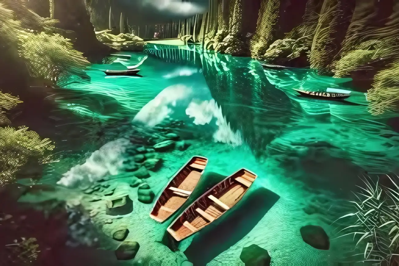 floating river in Shillong